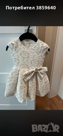 Официална детска рокля.   За 12/18 месеца    