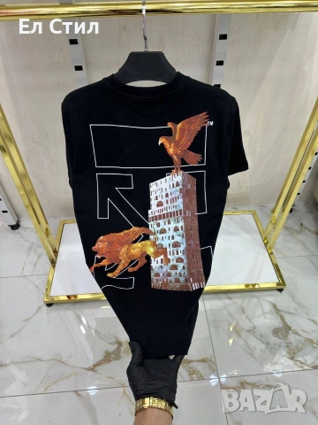 ✨🔥🔥🔥 👍 ✨𝗣𝗿𝗶𝗰e :17€ НА ЕДРО ✨𝗦ı𝘇𝗲: S M L XL XXL 📌5 бр, снимка 3 - Тениски - 53655415