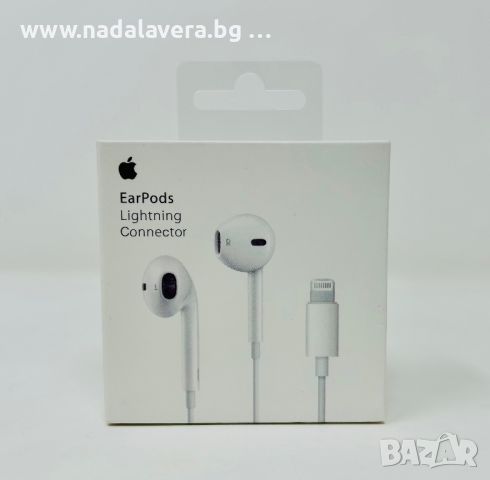  Оригинални Слушалки EarPods Apple за iPhone Айфон 7 8 Х 11 12 13 до 14 Pro Mах, снимка 2 - Слушалки, hands-free - 37119892