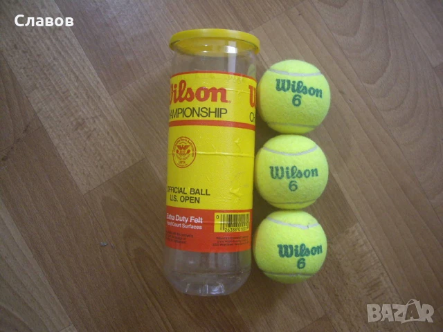 Тенис топки Wilson 6 extra duty felt и Dunlop 1, снимка 2 - Тенис - 51387985