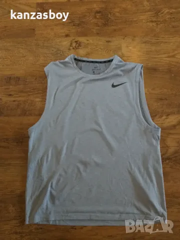 Nike TANK MUSCLE HPR DRY - страхотен мъжки потник ХЛ, снимка 4 - Тениски - 47539820