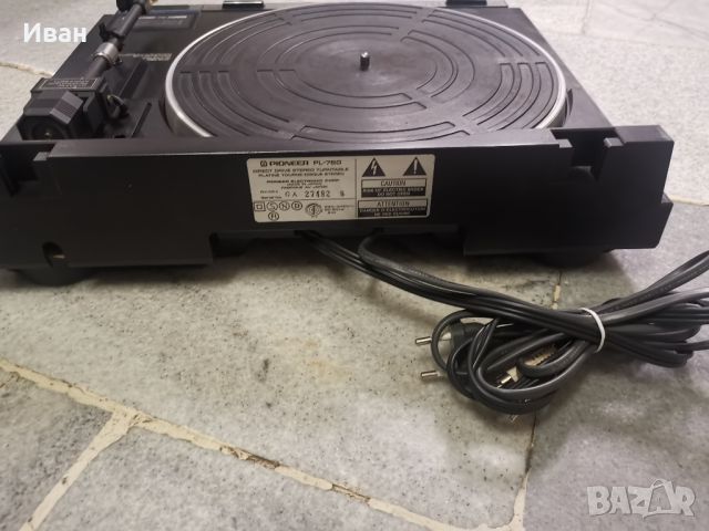 Грамофон Pioneer PL-760, снимка 3 - Грамофони - 45786764