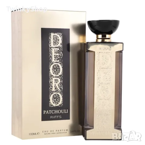 Оригинален Арабски парфюм Deoro Patchouli Riiffs Eau de Parfum 100ml / Поддържа вашият свеж аромат, снимка 1 - Дамски парфюми - 48988004