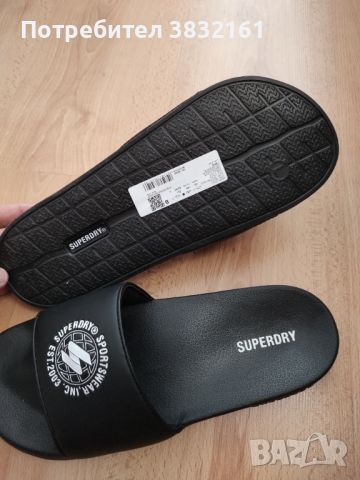 Нови Мъжки чехли Superdry, снимка 3 - Мъжки чехли - 46786352