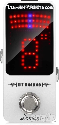 Donner DT Deluxe Guitar Tuner – хроматичен педал тунер за китара и бас