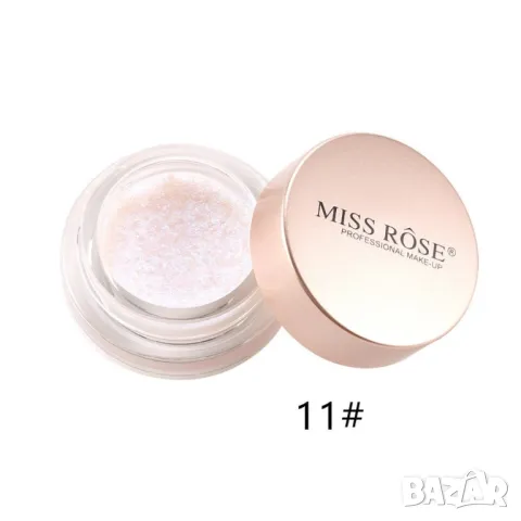 Цветен блясък за лице и коса MISS ROSE, снимка 4 - Аксесоари за коса - 47730920