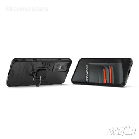 OPPO Realme GT Neo3 Удароустойчив Ring Holder Калъф и Протектор, снимка 2 - Калъфи, кейсове - 52059456