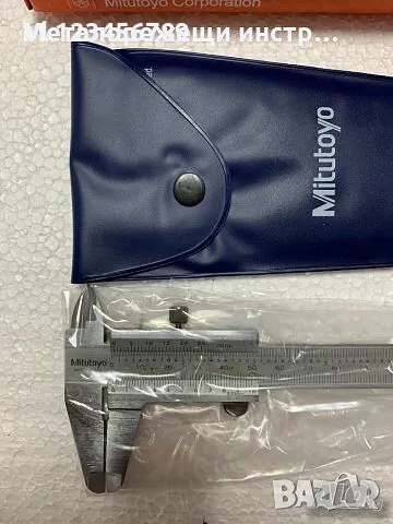 Mitutoyo-шублер двустранен, дълбокомер, / 0-150 mm, снимка 4 - Шублери - 50130126