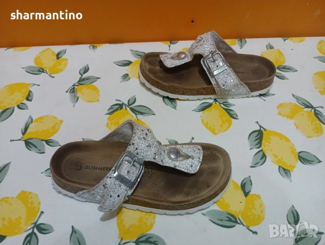 Кожени чехли Sommerkind N 32 - 6 лв, снимка 6 - Детски сандали и чехли - 51705218