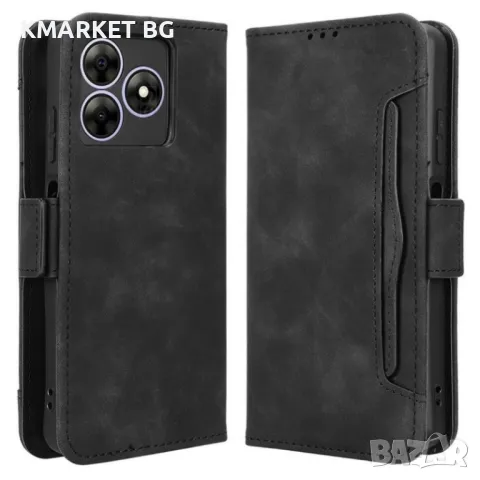 Blackview Wave 8 / Wave 8C / Oscal Flat 2 Magnetic Wallet2 Кожен Калъф и Протектор, снимка 3 - Калъфи, кейсове - 48628500