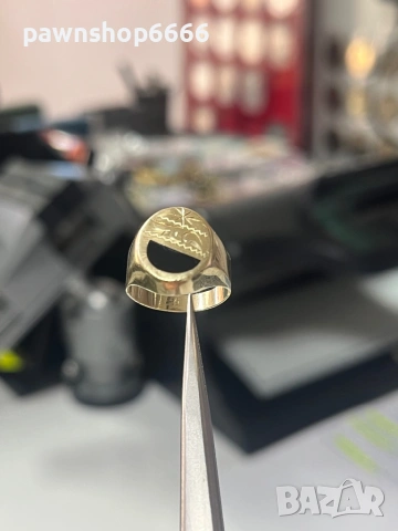 Златен детски пръстен 14 карата, снимка 5 - Пръстени - 53040653