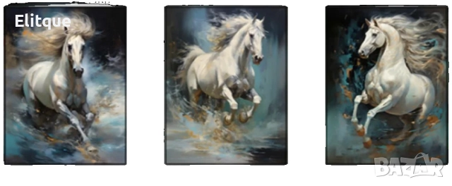 Картина с кон различни модели, снимка 3 - Други стоки за дома - 52862482
