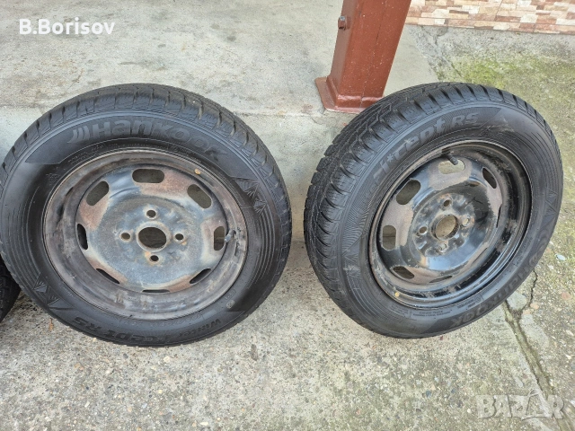 Зимни гуми ХАНКОК 4 бр.С ДЖАНТИ 13 ЦОЛА 165/70/13 DOT 3121, снимка 16 - Гуми и джанти - 40371126