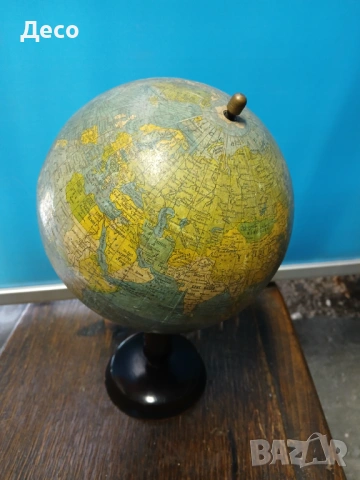 Стар български глобус., снимка 2 - Антикварни и старинни предмети - 53747058