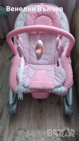 Музикален детски шезлонг, снимка 2 - Детски шезлонги - 52539263