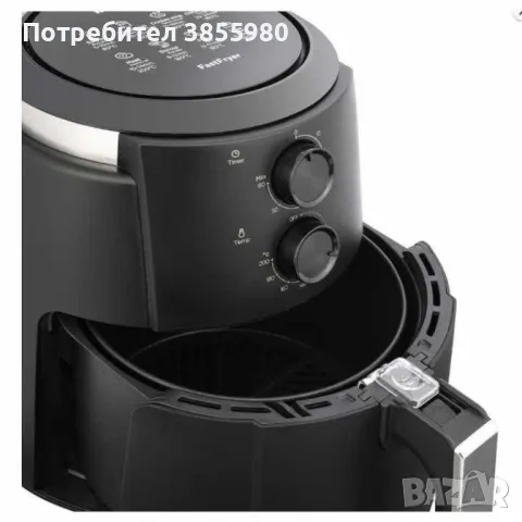 ФРИТЮРНИК С ГОРЕЩ ВЪЗДУХ Air Fryer, снимка 5 - Фритюрници - 46888208