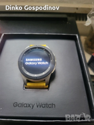 Продавам Samsung galaxy watch SM-R800 46мм Неразлечим от нов. Часовни, снимка 5 - Мъжки - 53576949