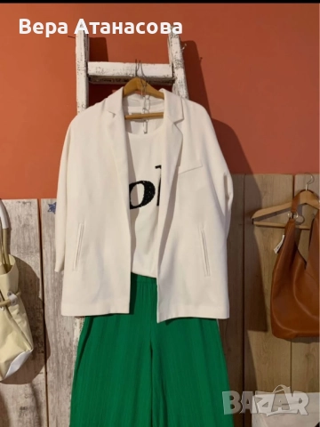 👜 Бяло сако ASOS🥾, снимка 2 - Сака - 52564251