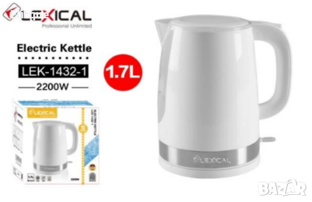 Електрическа кана за вода Lexical LEK-1432-1/2, снимка 4 - Кани - 52865682