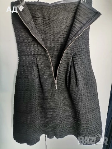 Страхотна къса черна рокля , снимка 2 - Рокли - 50862780