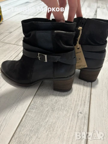 Нови черни боти-ест.кожа