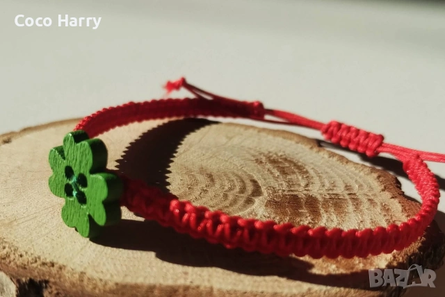 Комплект гривни,Копче за късмет, снимка 2 - Гривни - 53122422