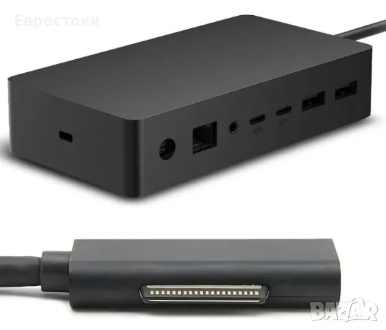 Комплект: докинг станция Microsoft Surface Dock 1661 + 90W оригинален захранващ адаптер модел 1749, снимка 6 - USB Flash памети - 46931015