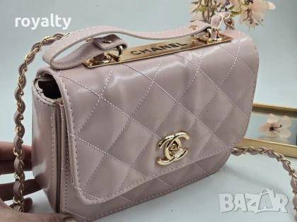 Ch🅰️nel Нова Розова Дамска Кожена Чанта Ш🅰️нел , снимка 2 - Чанти - 54013711