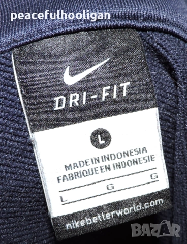Nike Running -мъжка синя блуза с дълъг ръкав за спорт размер XL  Размер по етикет - XL Състояние : , снимка 13 - Спортни дрехи, екипи - 53393157