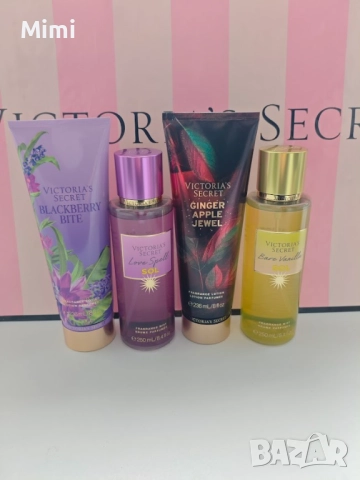 Victoria's Secret подаръчни комплекти, лосиони с блясък, спрейове, снимка 2 - Комплекти и лотове - 43314628