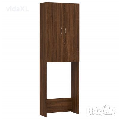 vidaXL Шкаф за пералня, кафяв дъб, 64x25,5x190 см(SKU:813193, снимка 1 - Шкафове - 45619504