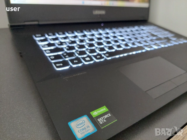 16GB RAM, GTX 1660Ti 6GB, Core i5-9300H 17.3" FULL HD геймърски лаптоп Lenovo Legion Y540 Y540-17IHR, снимка 2 - Лаптопи за игри - 54093475