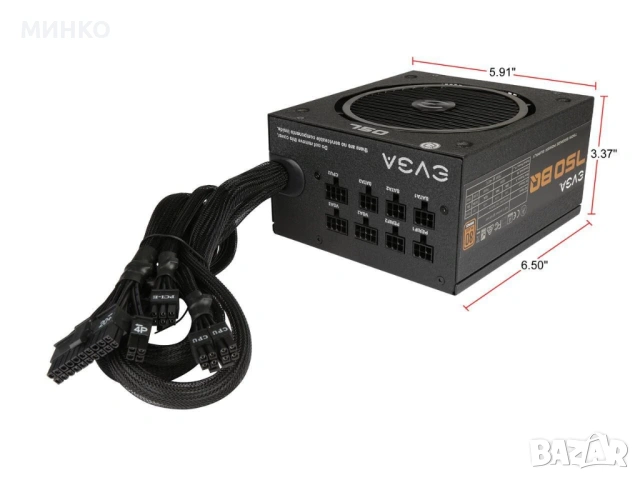 EVGA 750 BQ Bronze 750W, снимка 2 - Захранвания и кутии - 53934964
