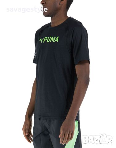 Мъжка тениска PUMA Fit Ultrabreathe Triblend Training Tee Black, снимка 3 - Тениски - 46424106