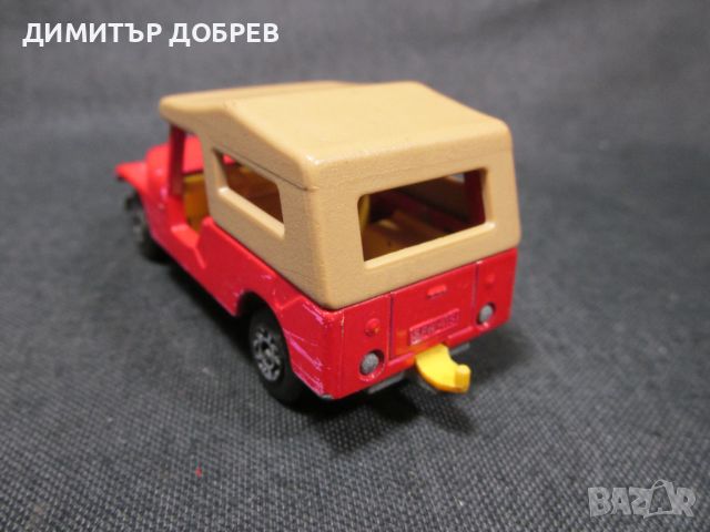 СТАРА РЕТРО МЕТАЛНА КОЛИЧКА MATCHBOX ENGLAND CJ6 JEEP, снимка 3 - Колекции - 46444633