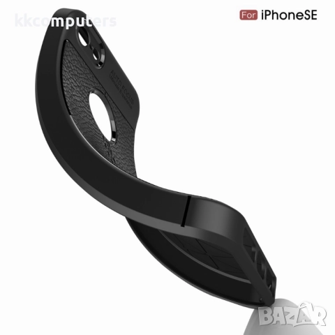 Apple iPhone SE / 5S / 5 Удароустойчив Litchi Skin Калъф и Протектор, снимка 7 - Калъфи, кейсове - 52614290