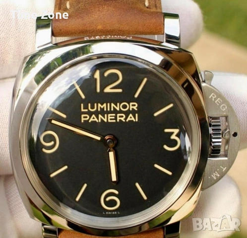 Panerai Luminor 1950 3 Days GMT 44mm Steel Black Dial Automatic Различни Варианти, снимка 15 - Мъжки - 48009872