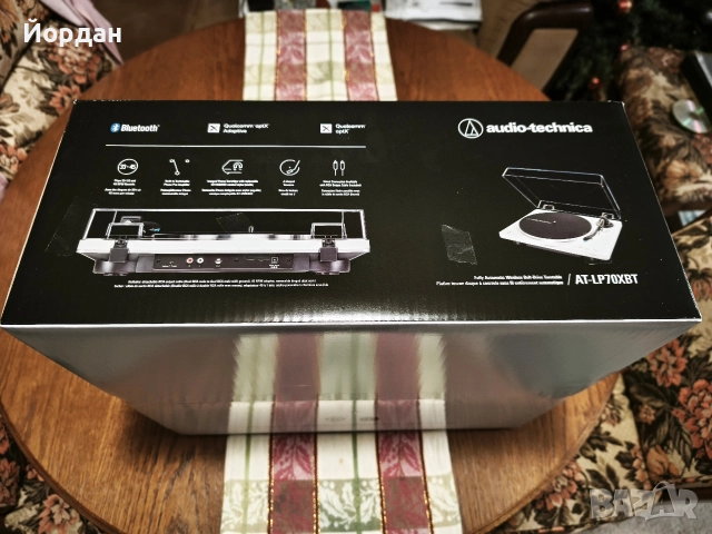 Грамофон Audio-Technica AT-LP70XBT Нов, снимка 4 - Грамофони - 52700239