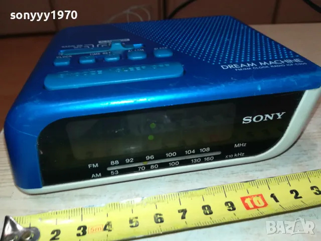 SONY-РАДИО ЧАСОВНИК 220В 2701251824, снимка 2 - Радиокасетофони, транзистори - 48852259