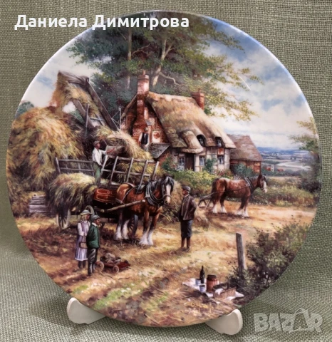 Декоративни чинии от поредицата “Country Days” от Chris Howells, Wedgwood, снимка 7 - Други - 50695733