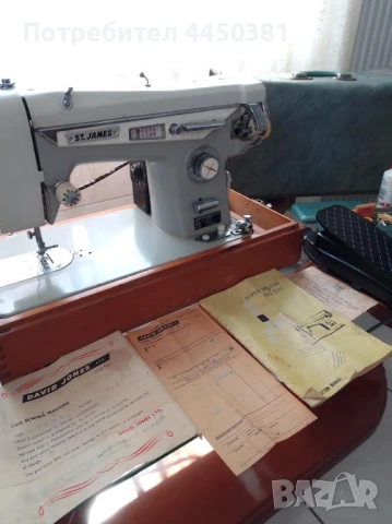 Старинна преносима електрическа работеща Японска шевна машина, снимка 10 - Антикварни и старинни предмети - 50570226