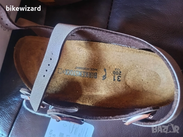 Birkenstock Roma Kids Germany детски сандали 31 номер НОВИ, снимка 7 - Детски сандали и чехли - 51552422