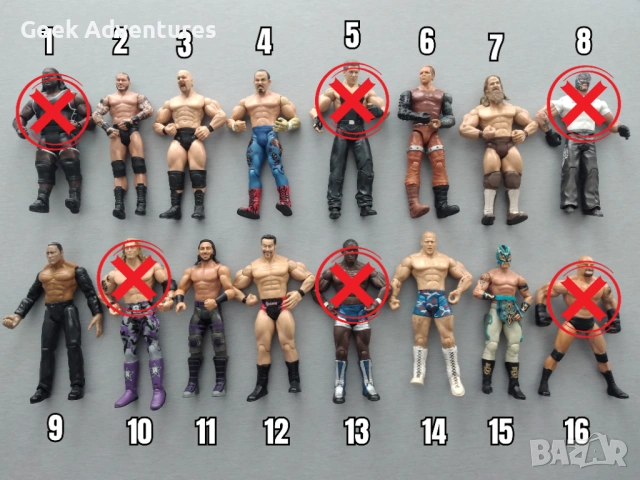 Евтини Кечисти WWE Екшън Фигурки Кеч Играчки с Забележки
