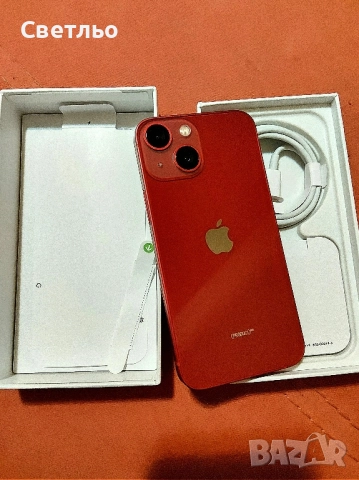 Нов iPhone 13 Mini . Памет 256 GB. В ГАРАНЦИЯ до 23.11.2027 г