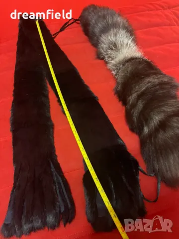 Яки естествен косъм лисица, снимка 3 - Шалове - 50026436