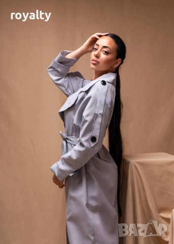 Дълго Дамско Палто , снимка 3 - Палта, манта - 52886119