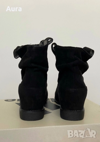  hidden heel suede ankle boots, снимка 4 - Дамски боти - 51821962