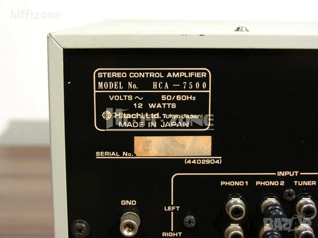  Предусилвател Hitachi hca-7500 , снимка 8 - Ресийвъри, усилватели, смесителни пултове - 53694398