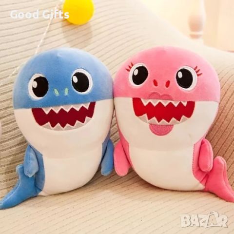 Плюшени играчки Бейби Шарк Baby Shark Акула, 30см, снимка 6 - Плюшени играчки - 45433157