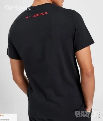 Черна тениска Nike Air размер L,M, снимка 2 - Тениски - 50412554